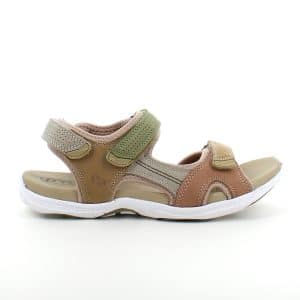 Lys sandal fra Green Comfort med svangstøtte og stødabsorbering - 37