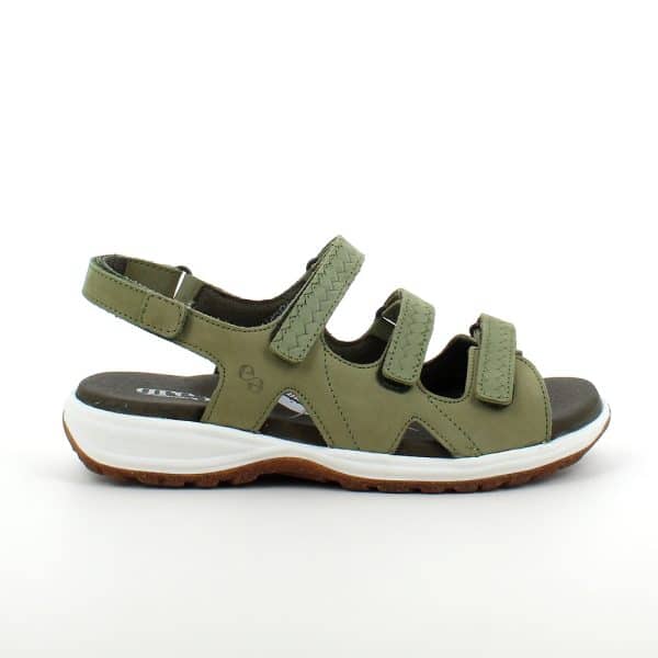 Grøn sandal fra Green Comfort med god brede og masser af svangstøtte - 37