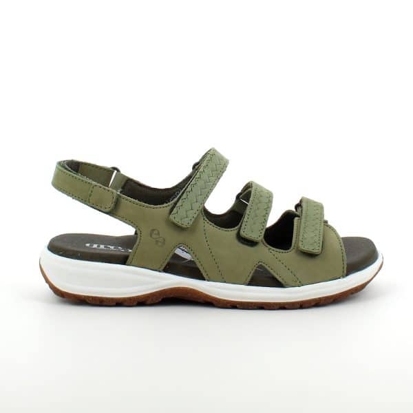 Grøn sandal fra Green Comfort med god brede og masser af svangstøtte - 40