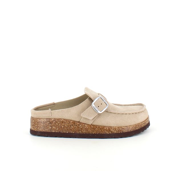 Sandfarvet loafers sandal fra Cruz med god svangstøtte. - 41
