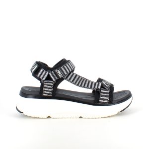 Sort/hvid sandal fra Cruz med svangstøtte og meget stødabsorbering - 41
